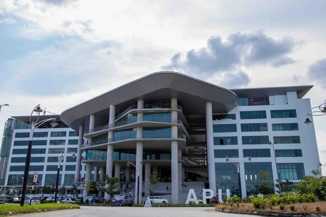 The main building of Asia Pacific University (APU) in Bukit Jalil