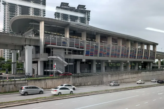 Awan Besar LRT Station, near Bukit Jalil