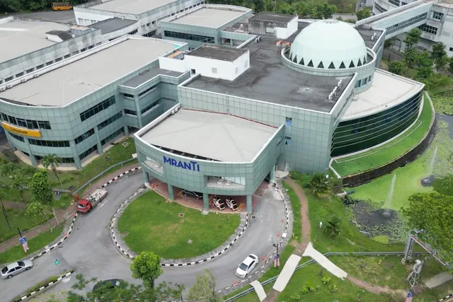 MRANTI Park in Bukit Jalil from above, the former Technology Park Malaysia