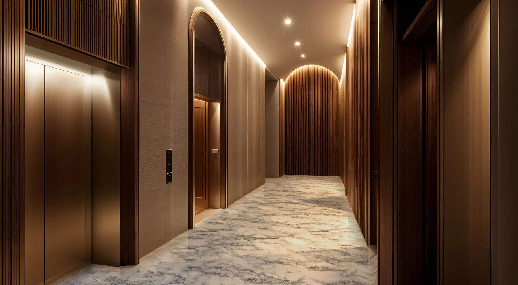 First-floor grand lift lobby at Centrix The Station KLCC