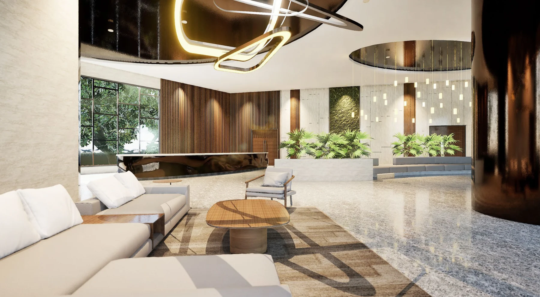 Main lobby and waiting lounge at Centrix The Station KLCC