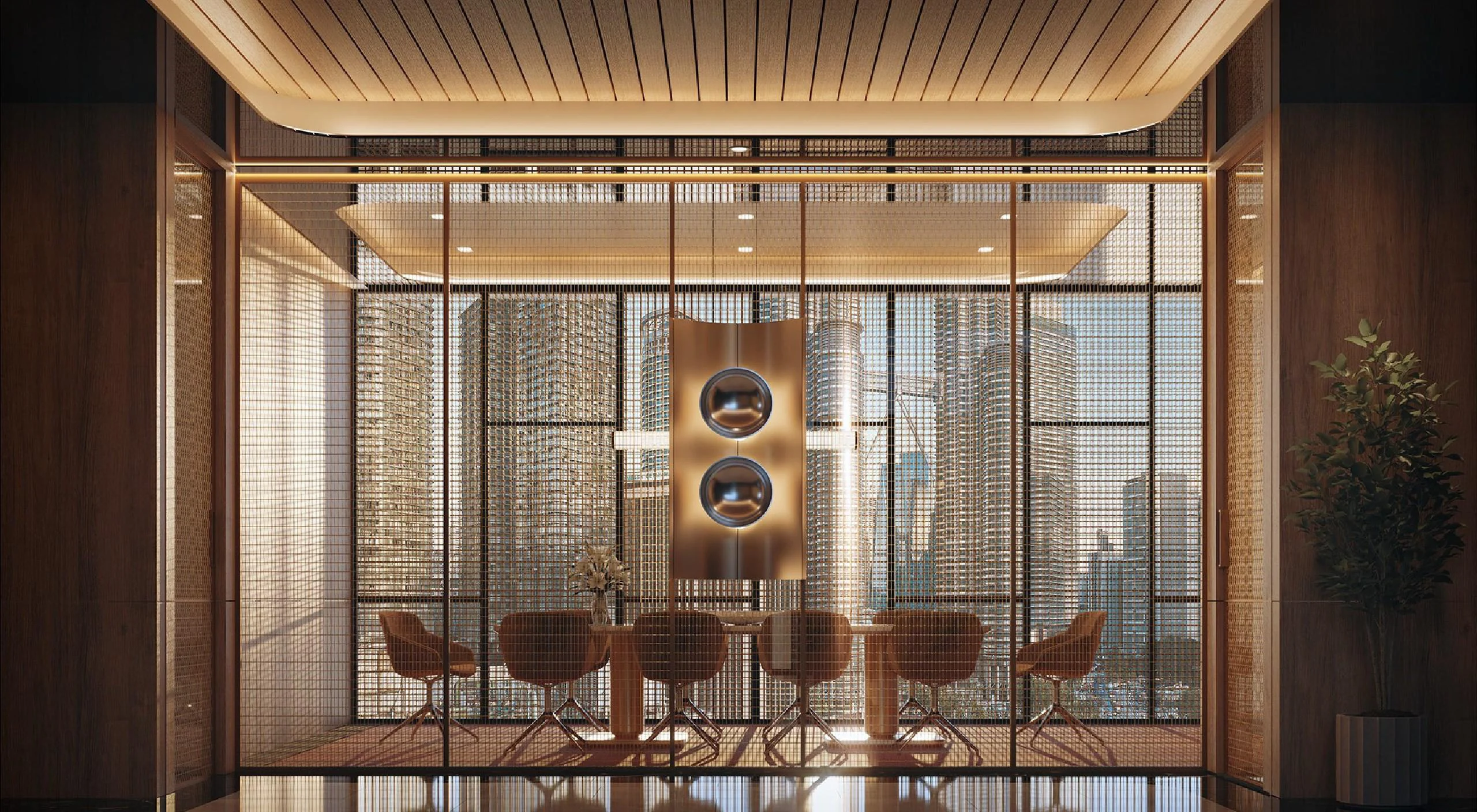 The business lounge on Level 13 of Divine KLCC