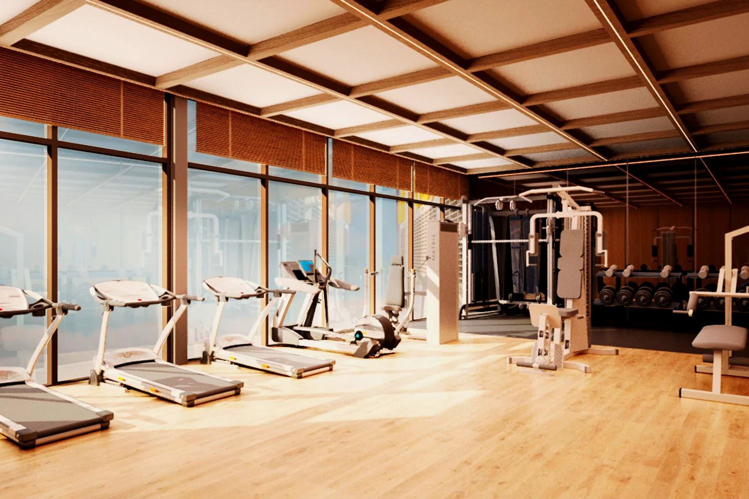 Gym on Level 58, Golden Crown Residence