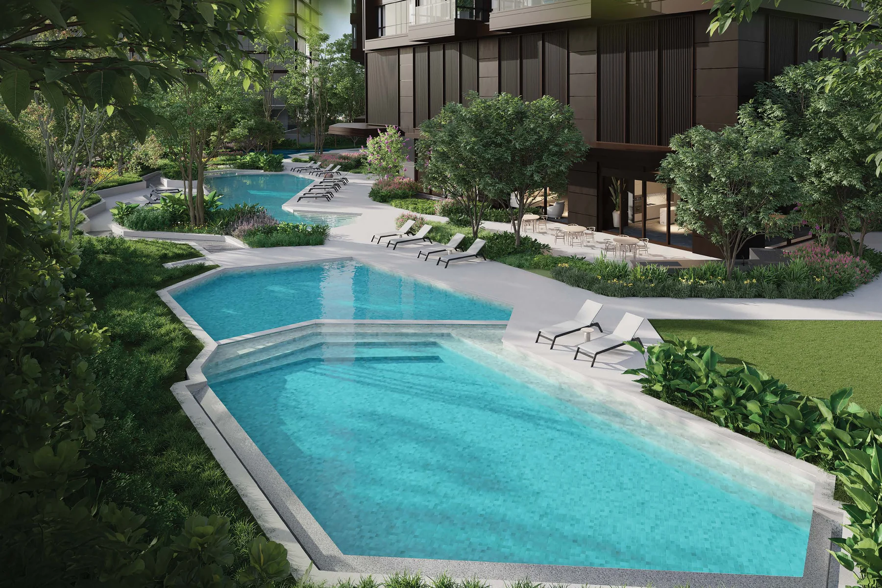 Imperial Residences leisure pool in The Courtyard on Level 6