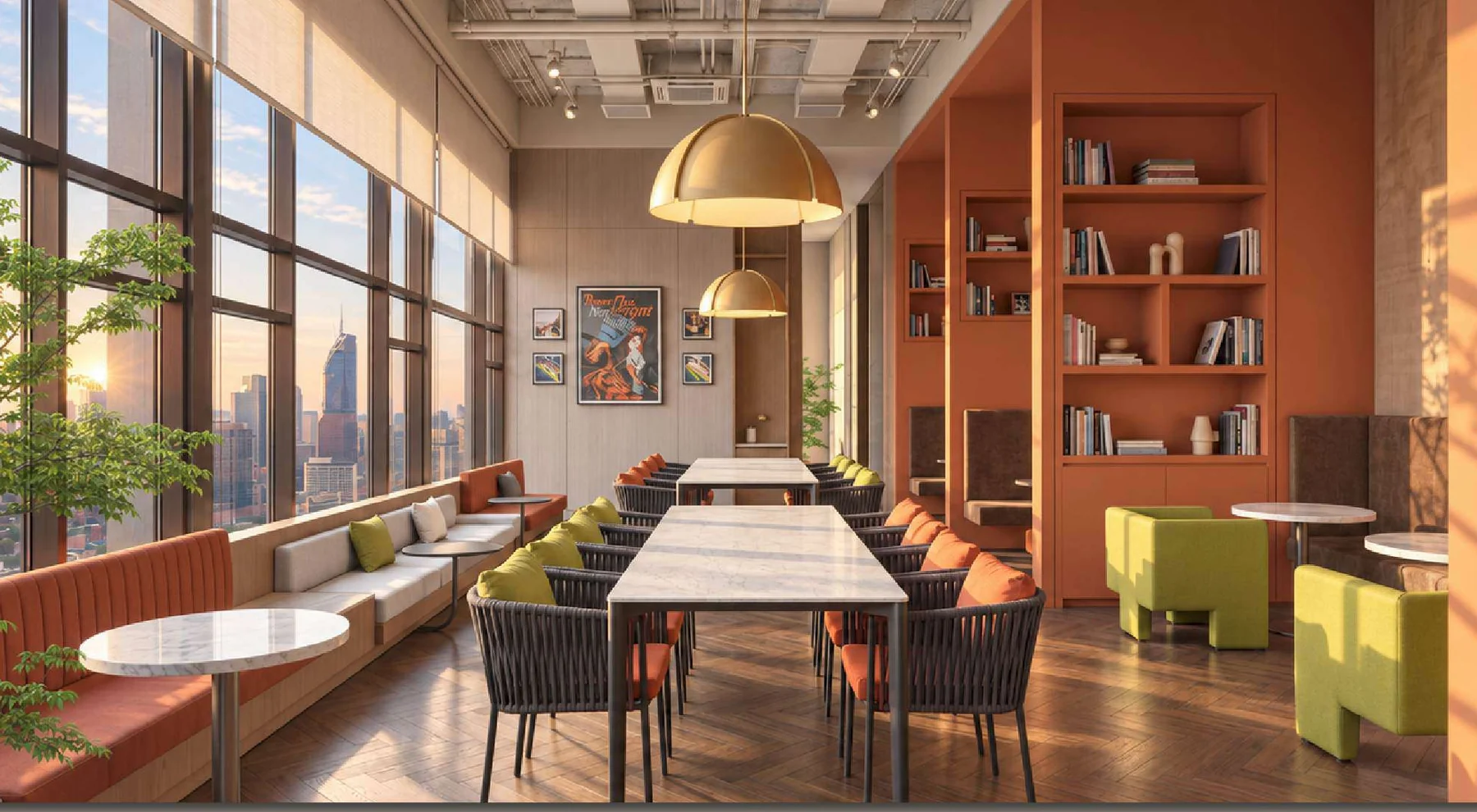 The Coworking Lounge on Level 6, MABA Suitez