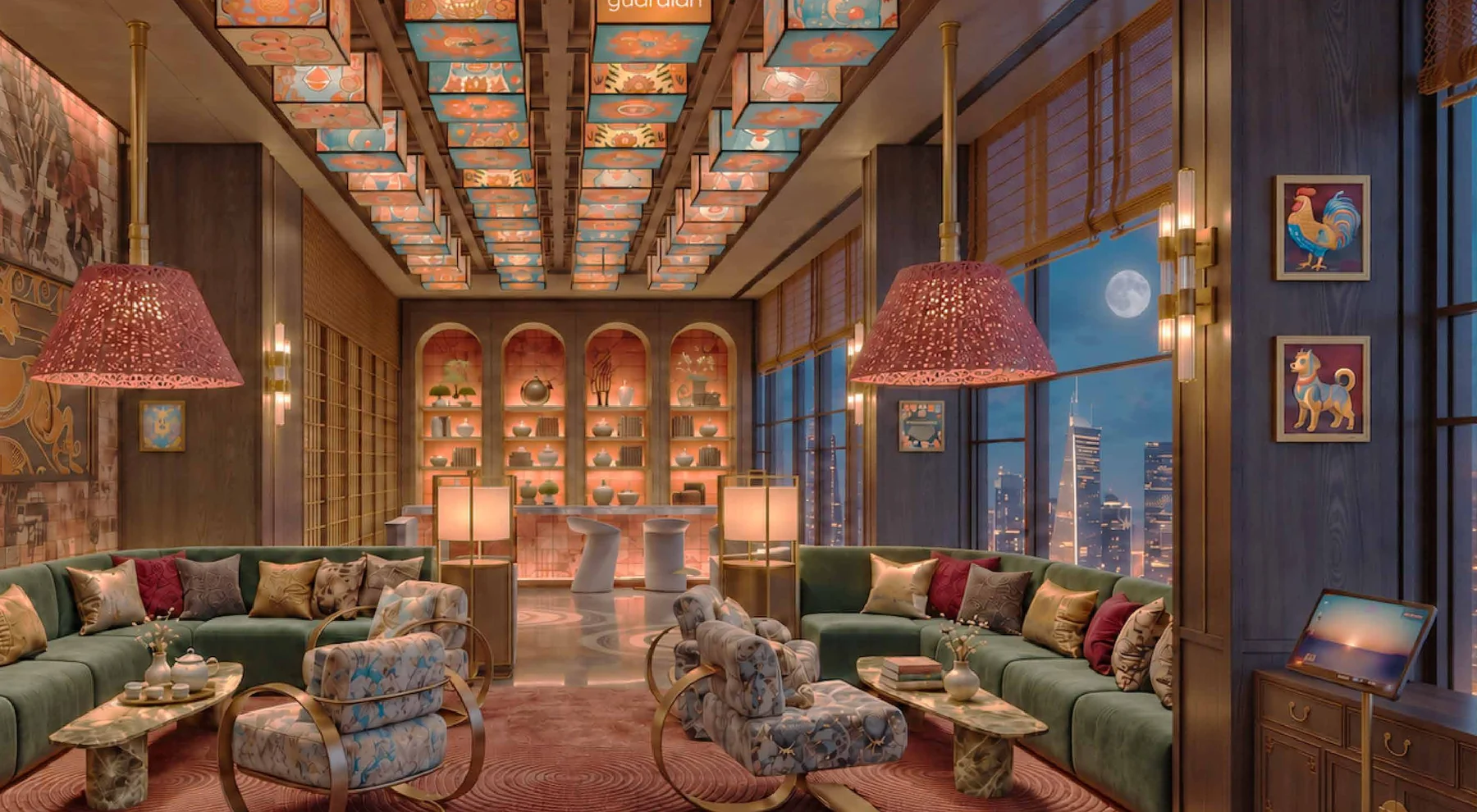 The Music Lounge on Level 47 of Tower B, MABA Suitez