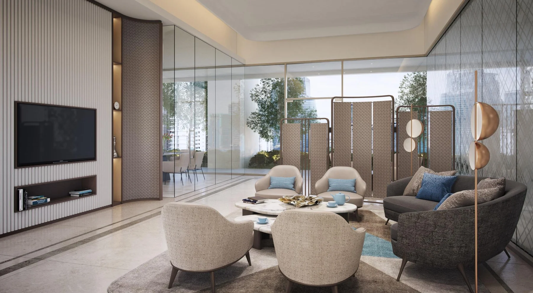 Club Lounge on Level 12 at Pavilion Square