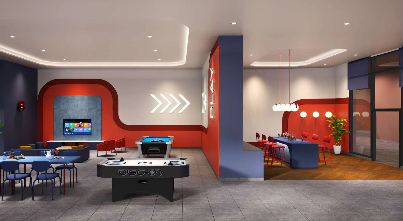The Inspired Lounge on the Level 8 podium of The Queenswoodz