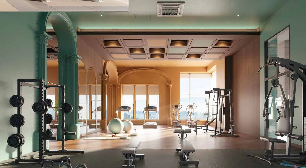 The Fitness Loft gym at The Aldenz