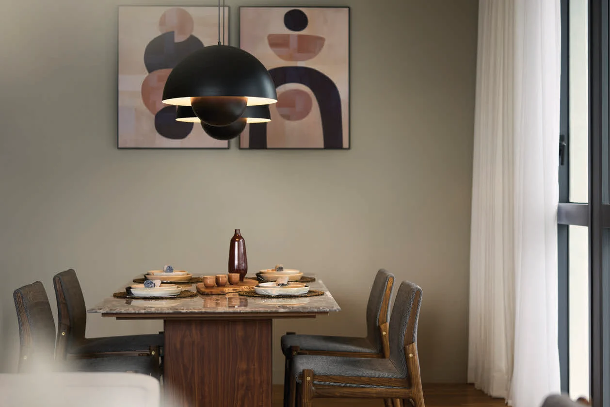 Dining corner by the window in The Conlay Signature Suites